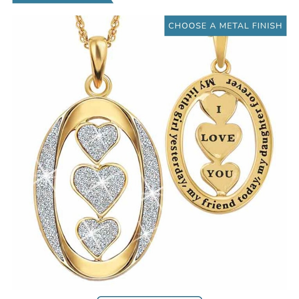 Danbury Mint My Daughter Necklace 110$